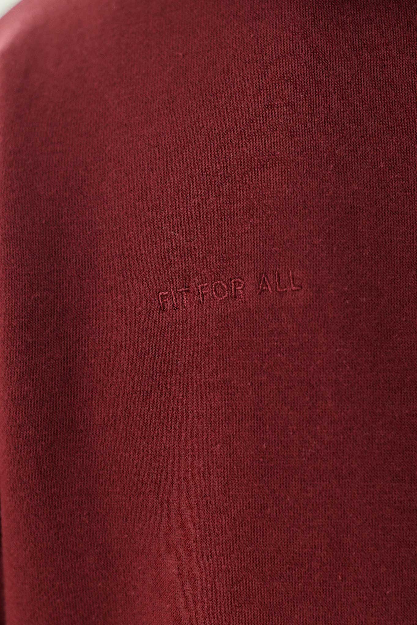 ZIP UP HOODIE - Burgundy