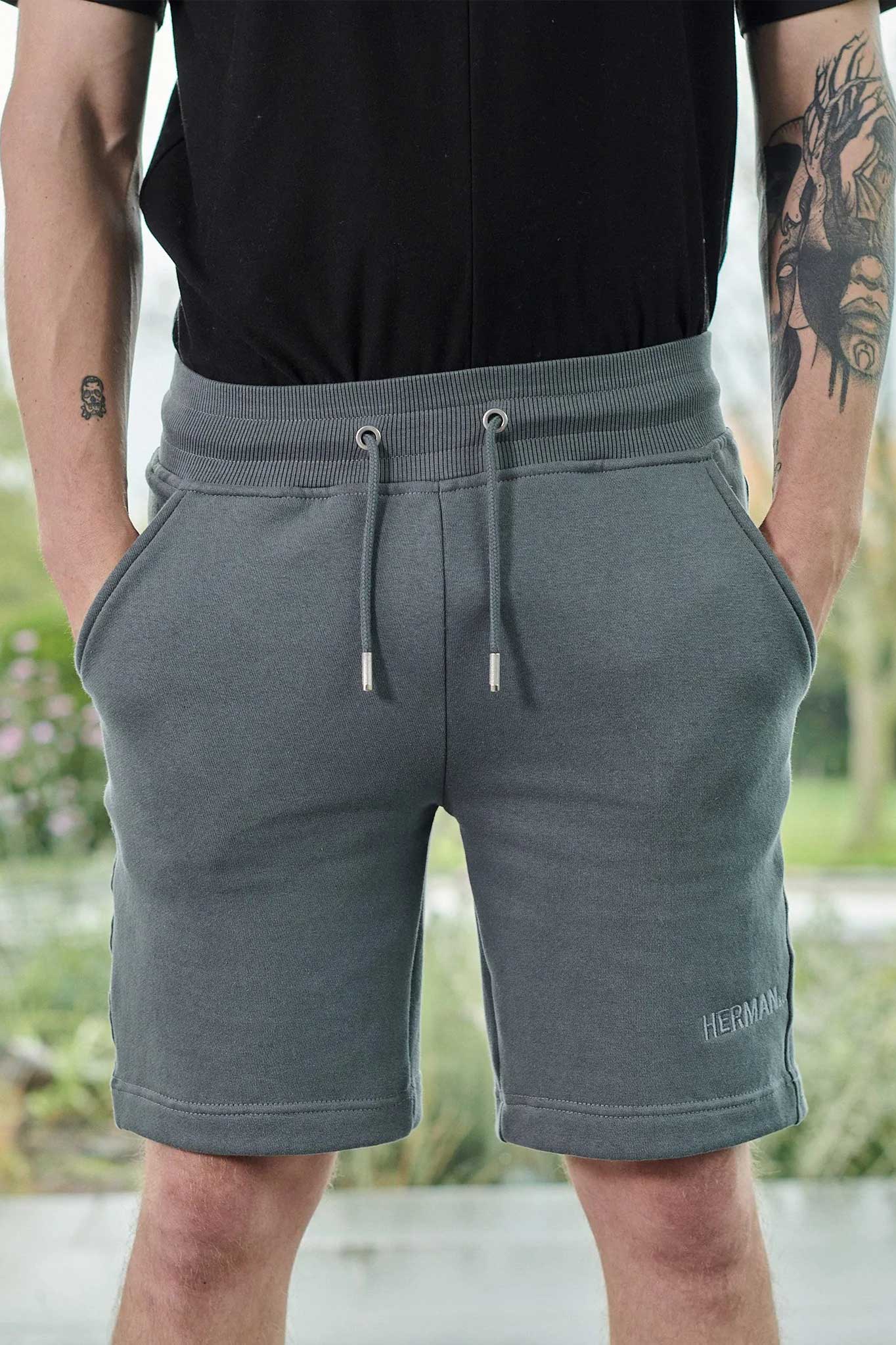HERMAN SWEAT SHORTS - COOL GREY