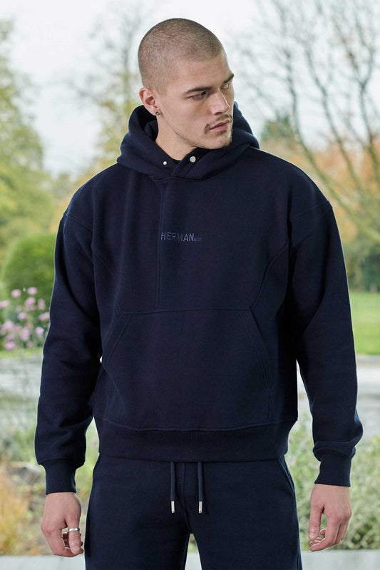 PULLOVER HOODIE - DARK NAVY