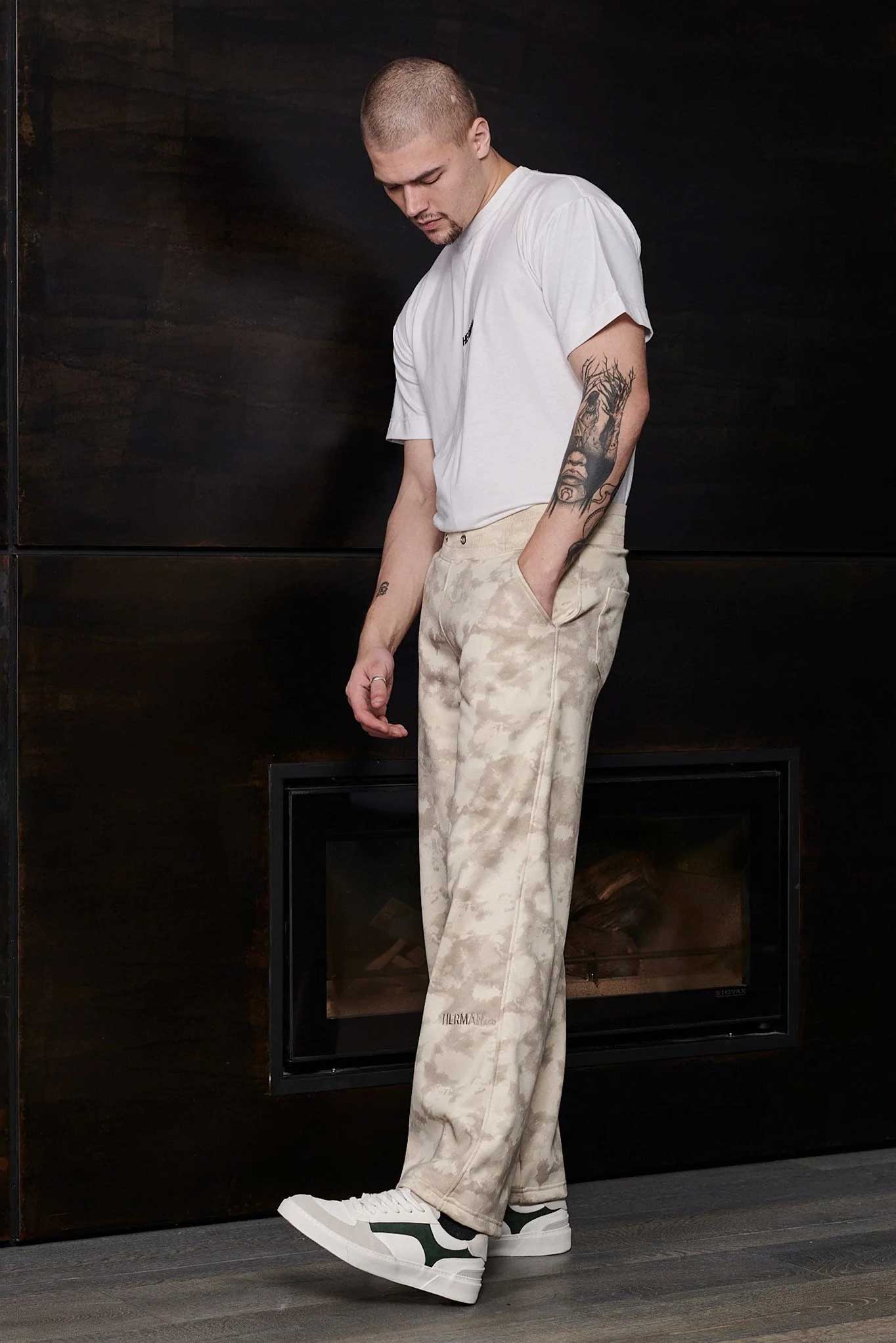 WIDE LEG JOGGERS - TIE DYE