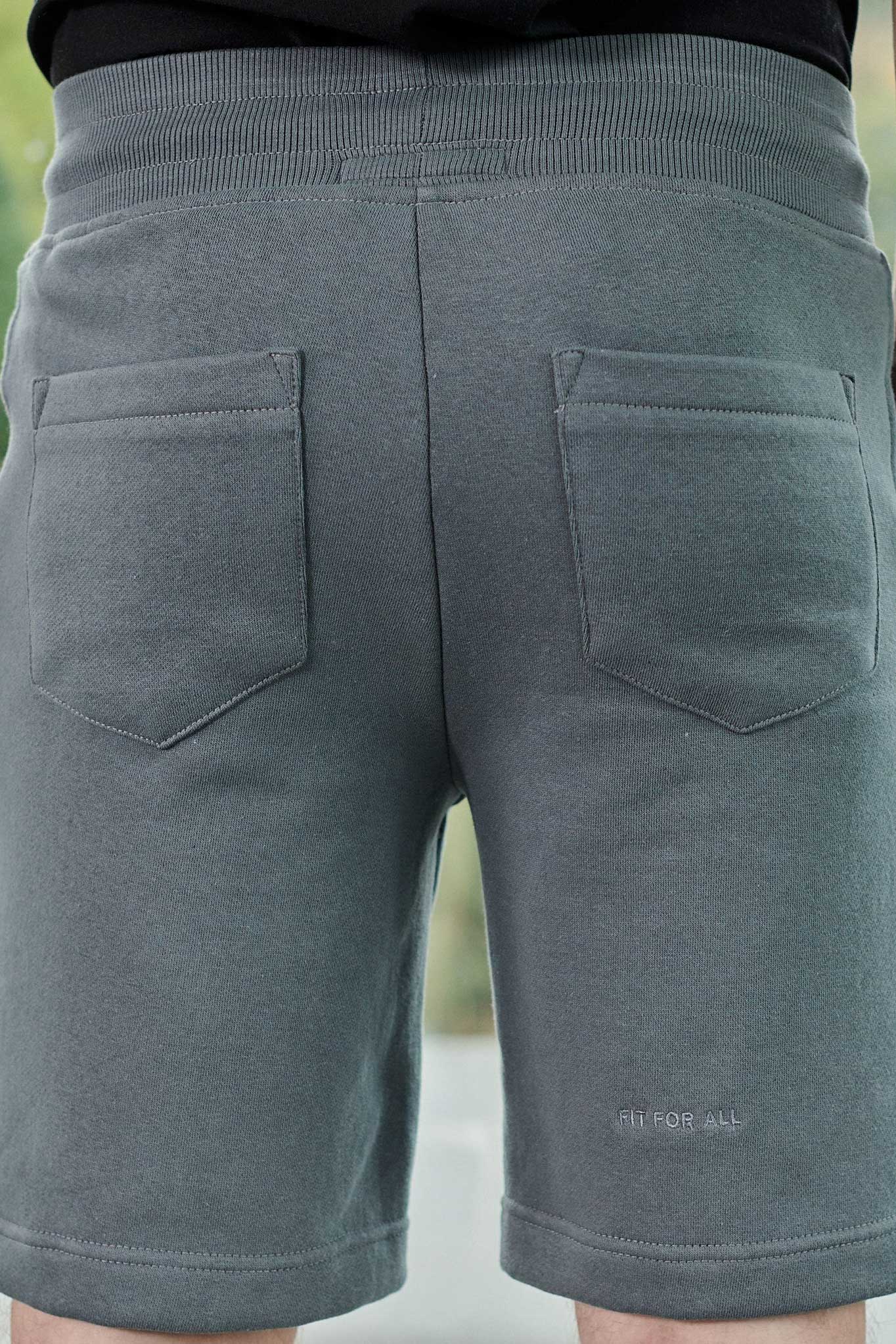 HERMAN SWEAT SHORTS - COOL GREY