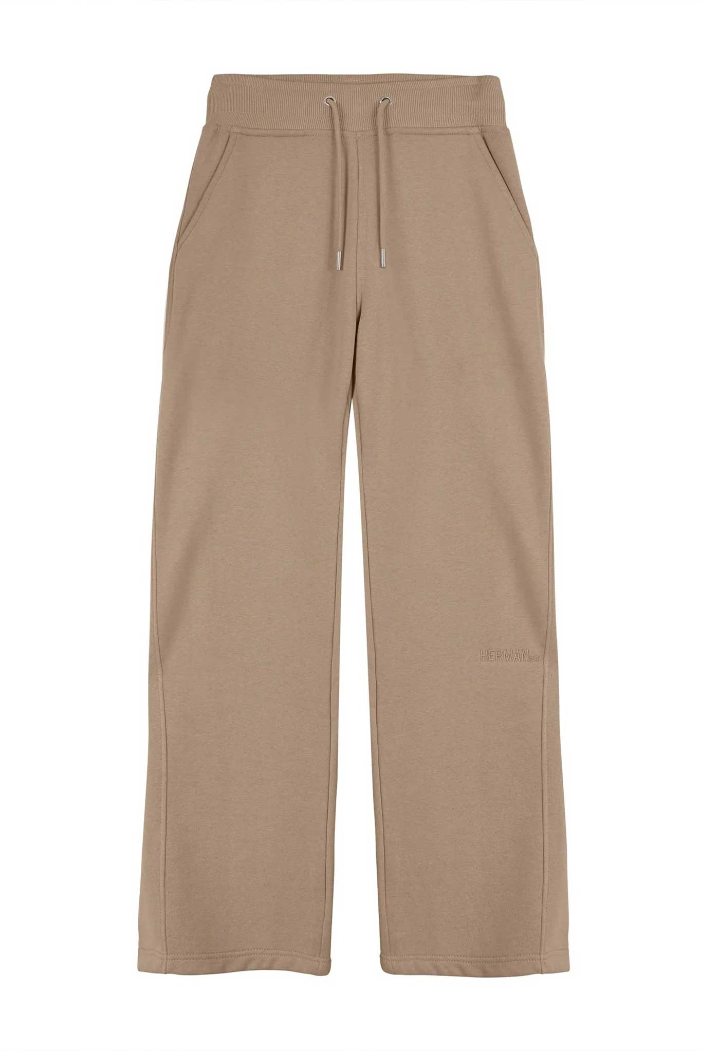 WIDE LEG JOGGERS - BEIGE