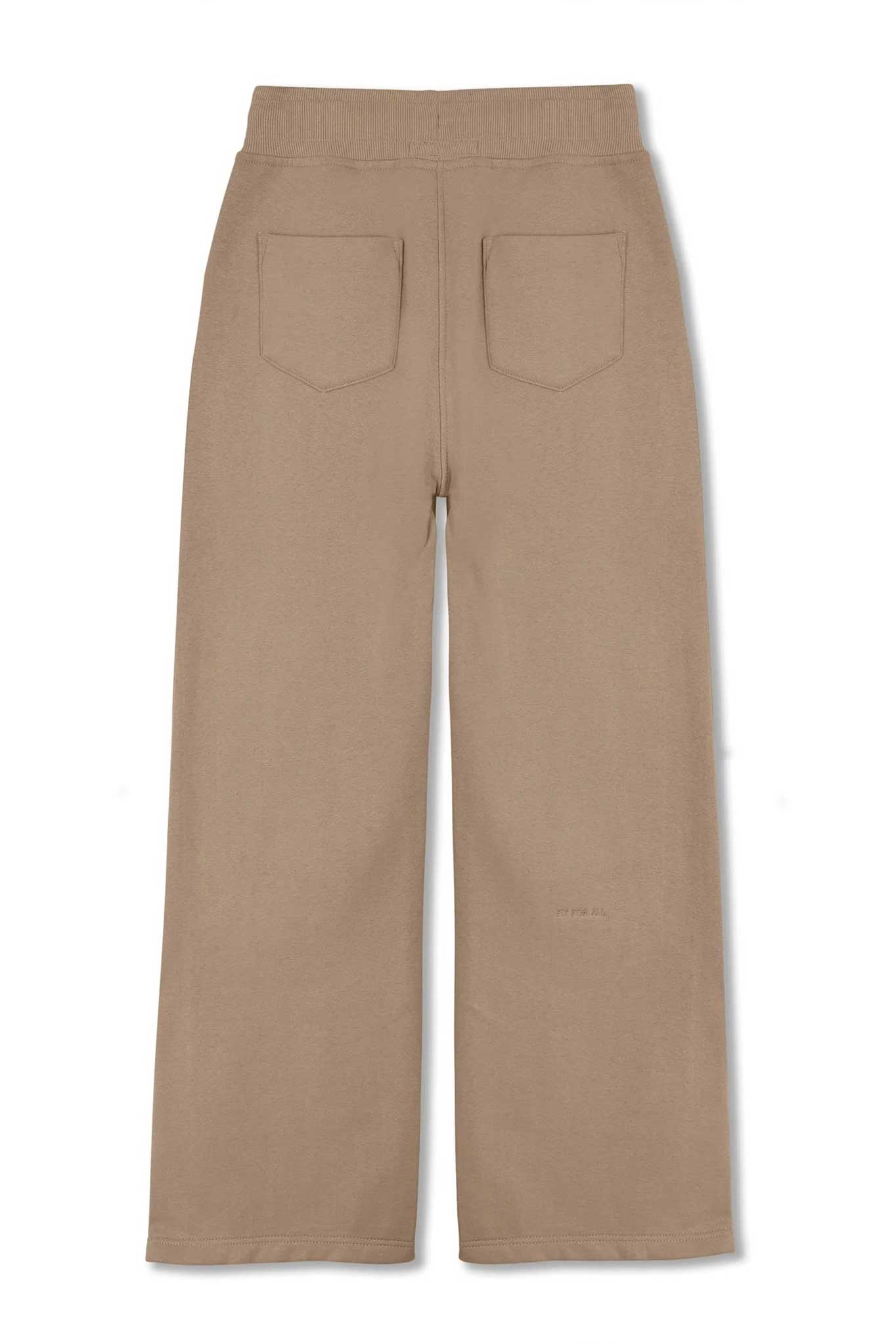 WIDE LEG JOGGERS - BEIGE