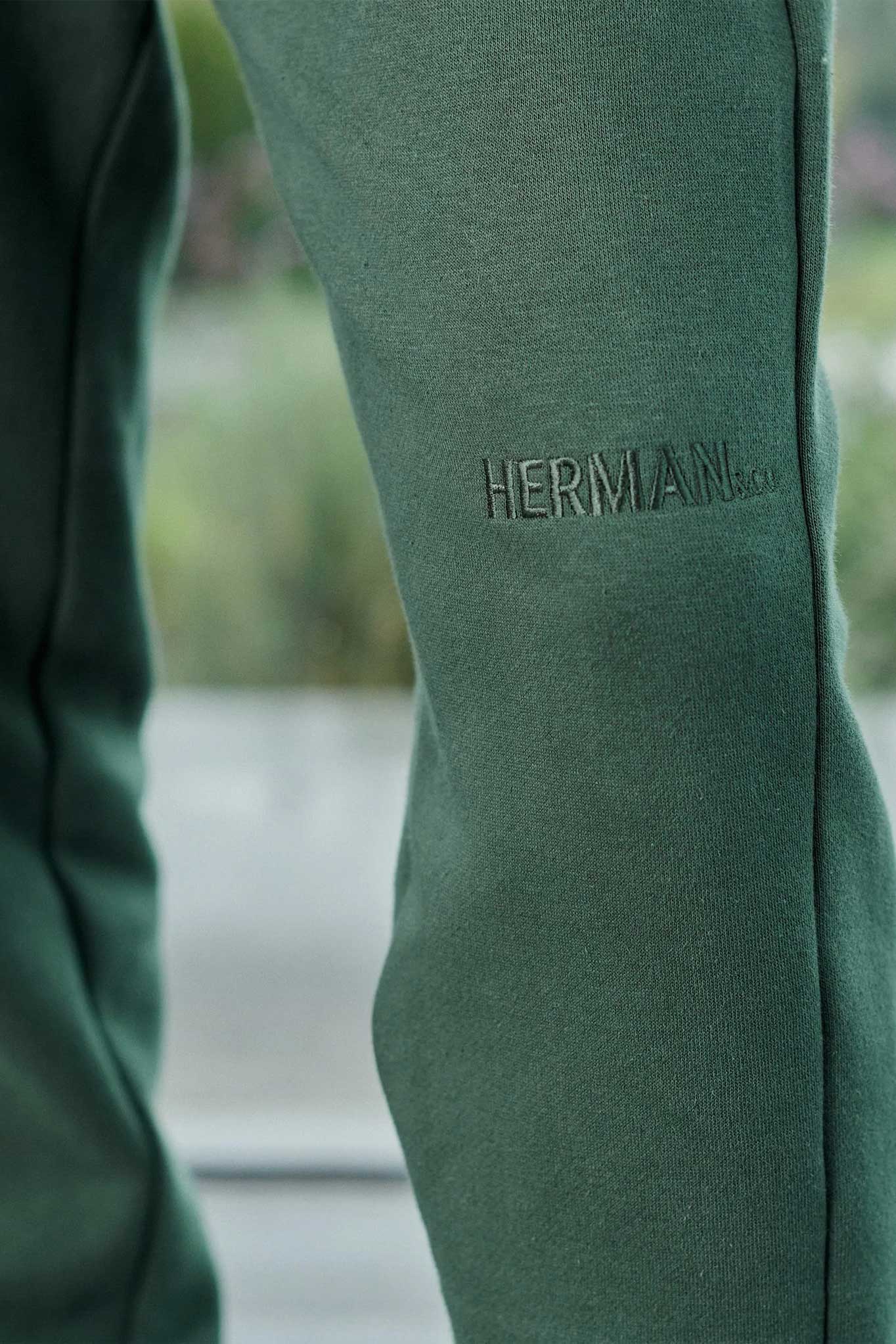 TAPERED JOGGERS - DARK GREEN
