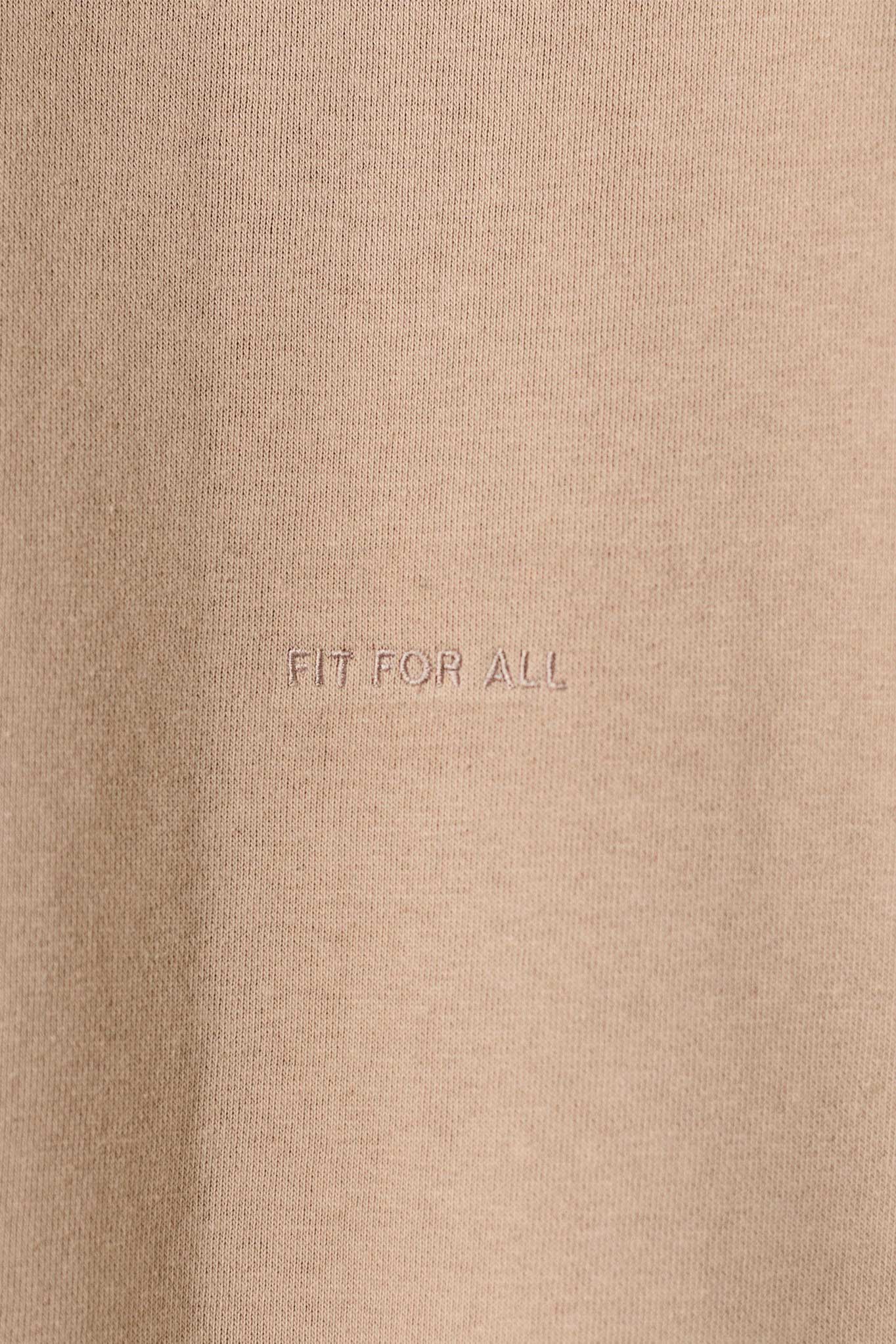 WIDE LEG JOGGERS - BEIGE
