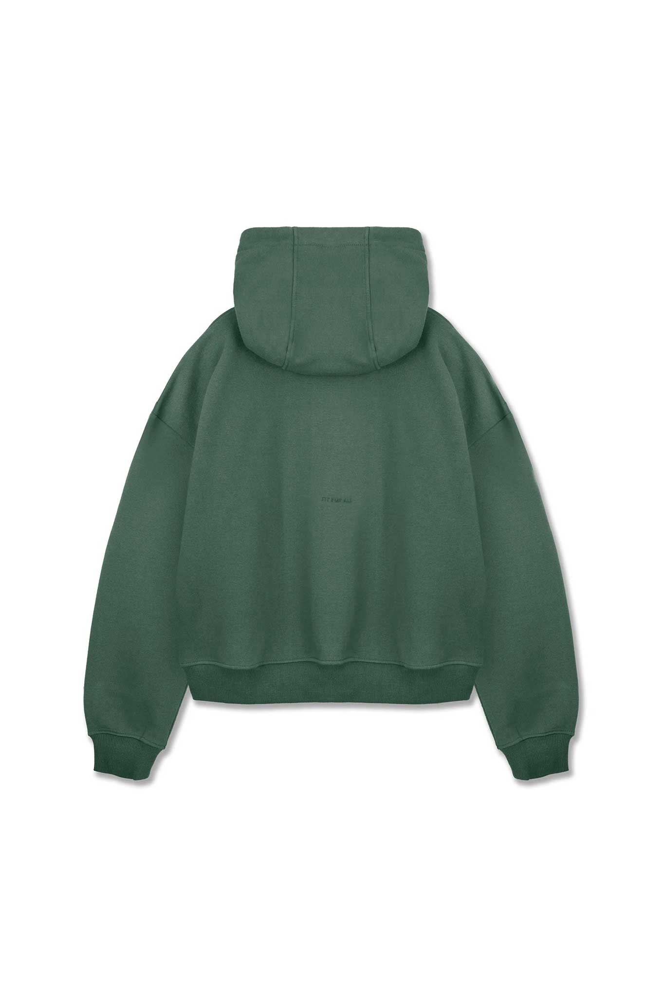 REGULAR PULLOVER HOODIE - DARK GREEN