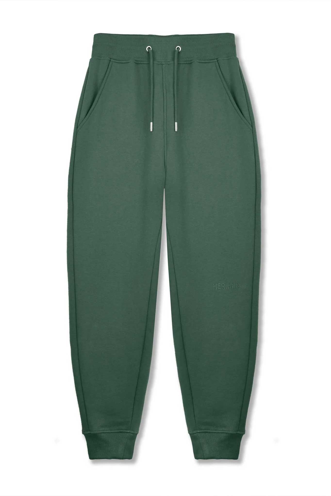 TAPERED JOGGERS - DARK GREEN