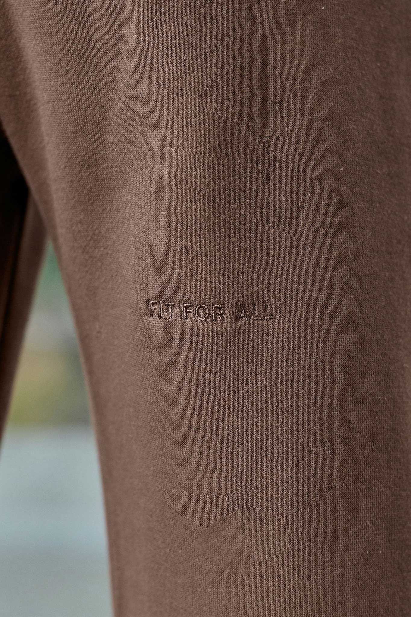 TAPERED JOGGERS - BROWN
