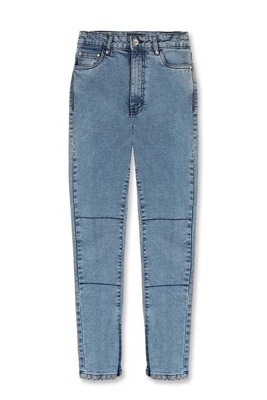 HIGH WAISTED SKINNY JEANS - LIGHT BLUE
