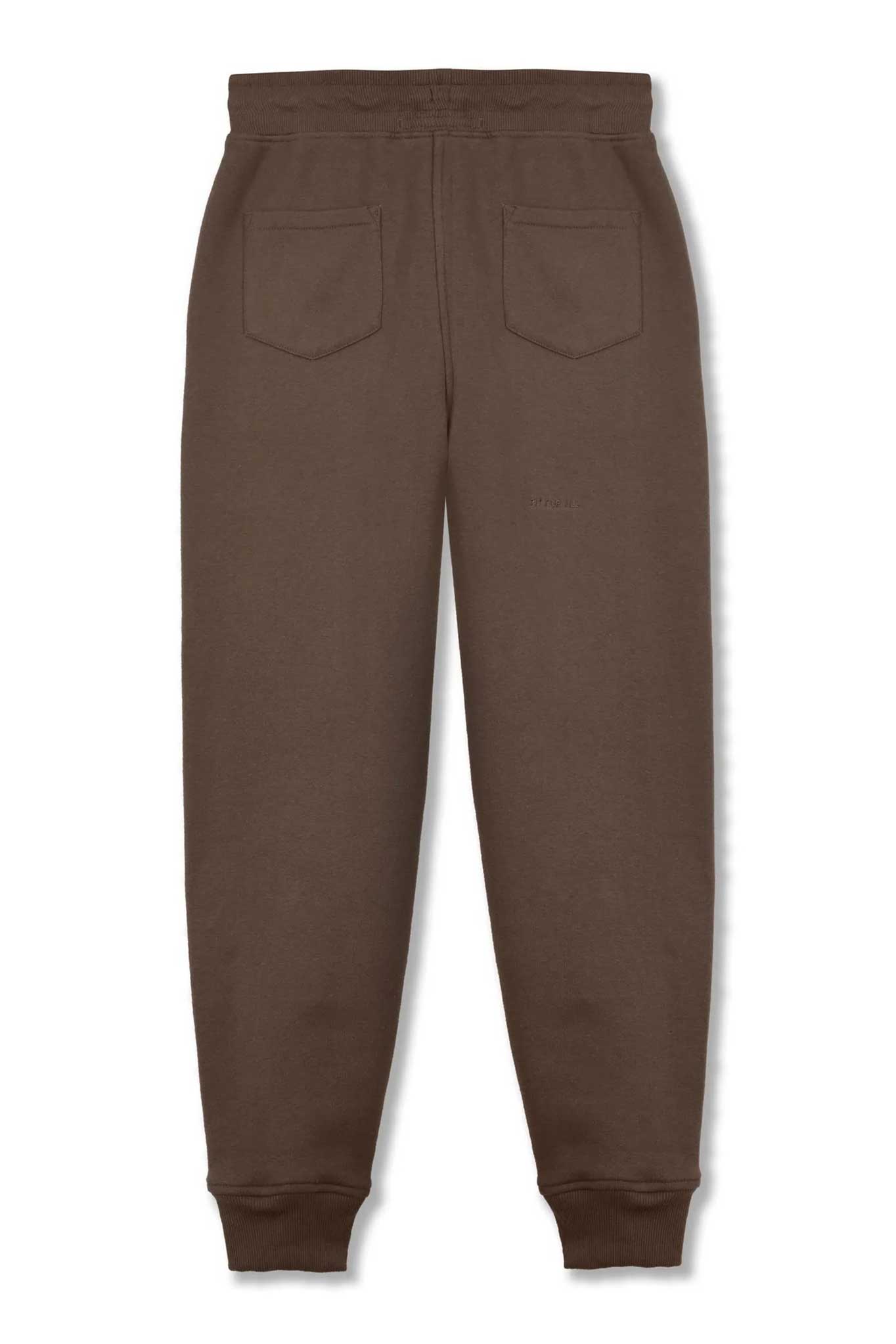 TAPERED JOGGERS- BROWN