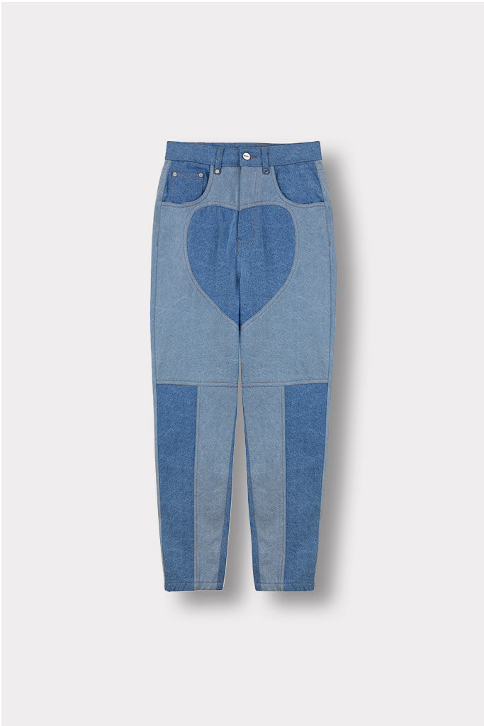 STRAIGHT LEG JEANS - LIGHT BLUE