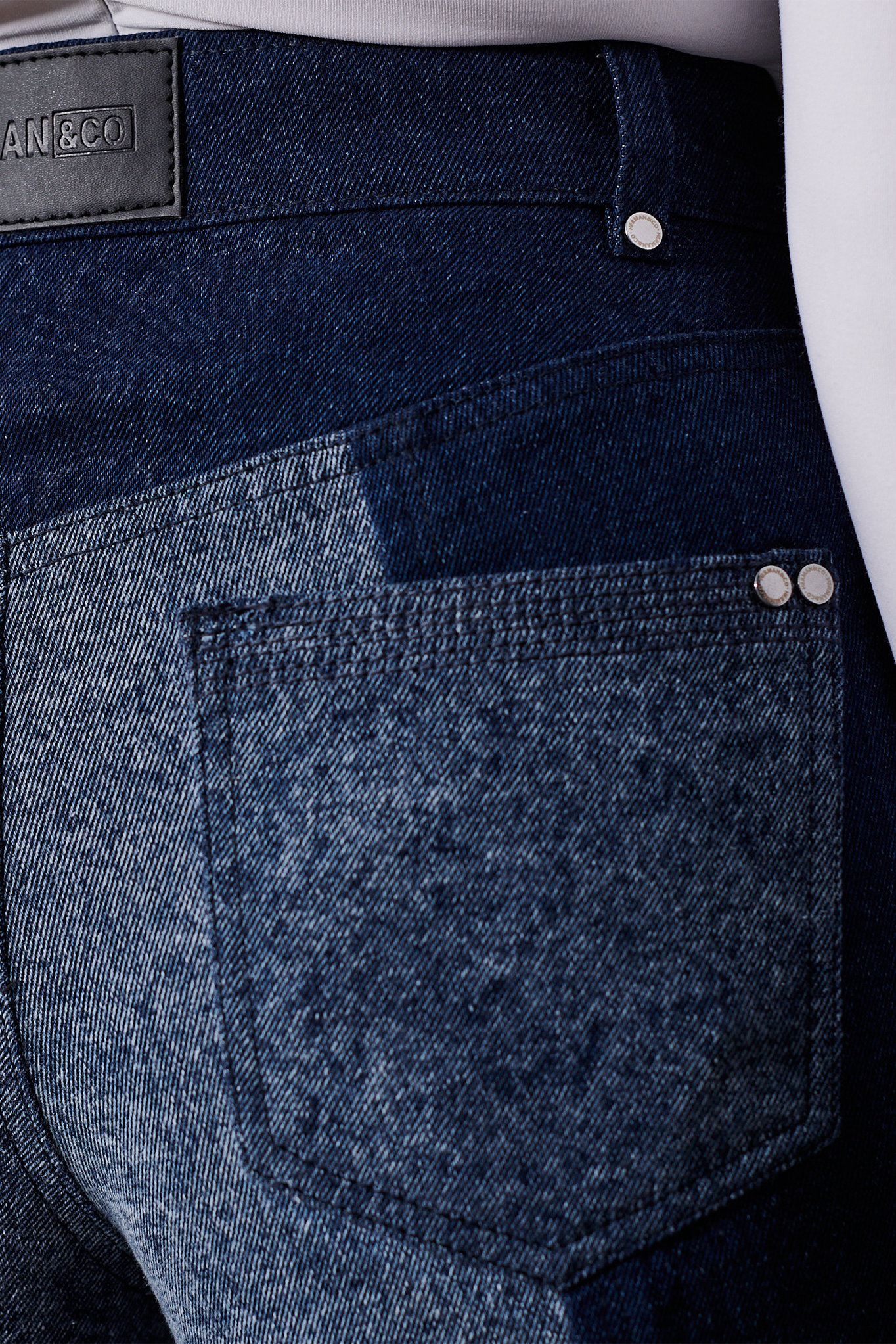 STRAIGHT LEG JEANS - BLUE