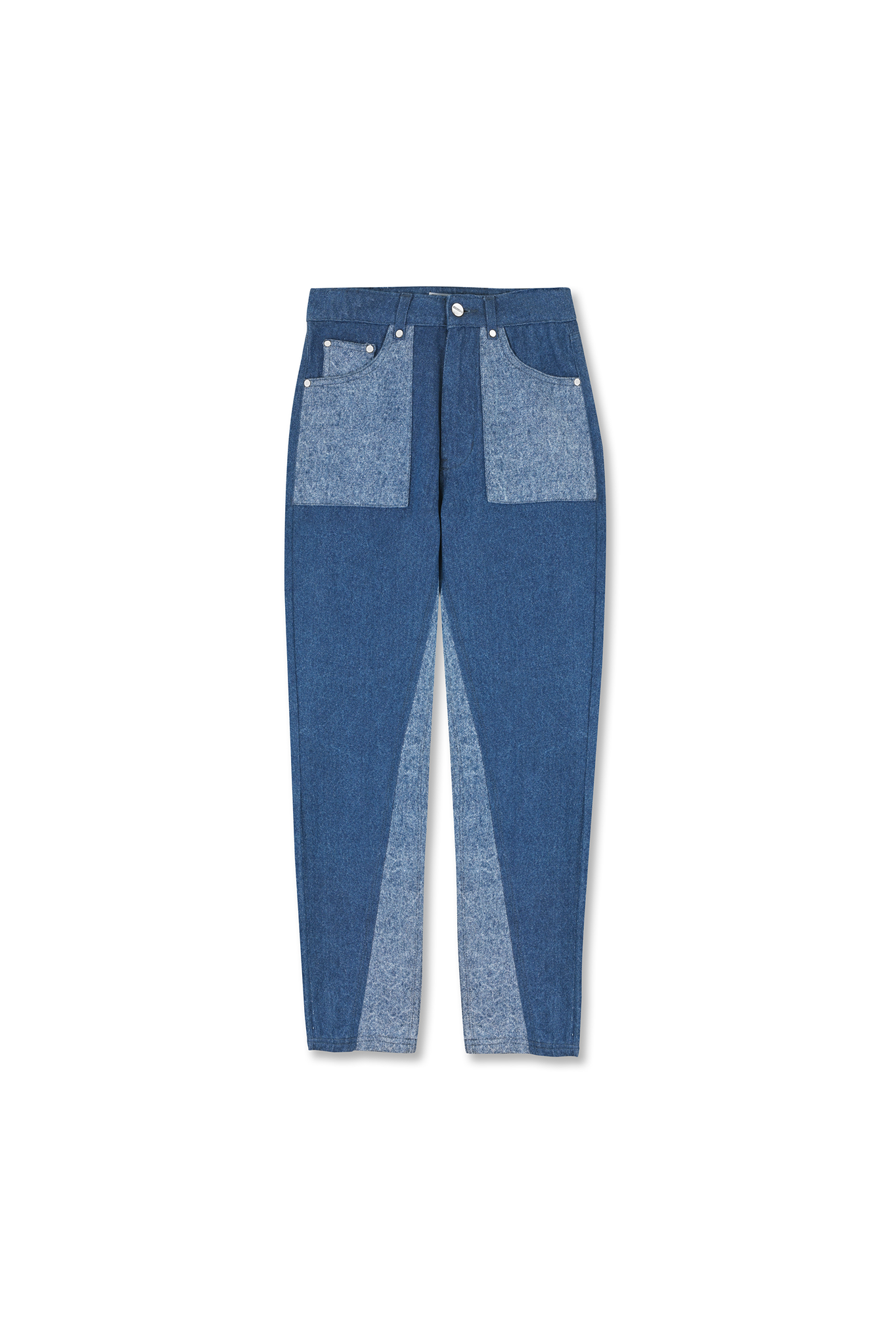 STRAIGHT LEG JEANS - BLUE