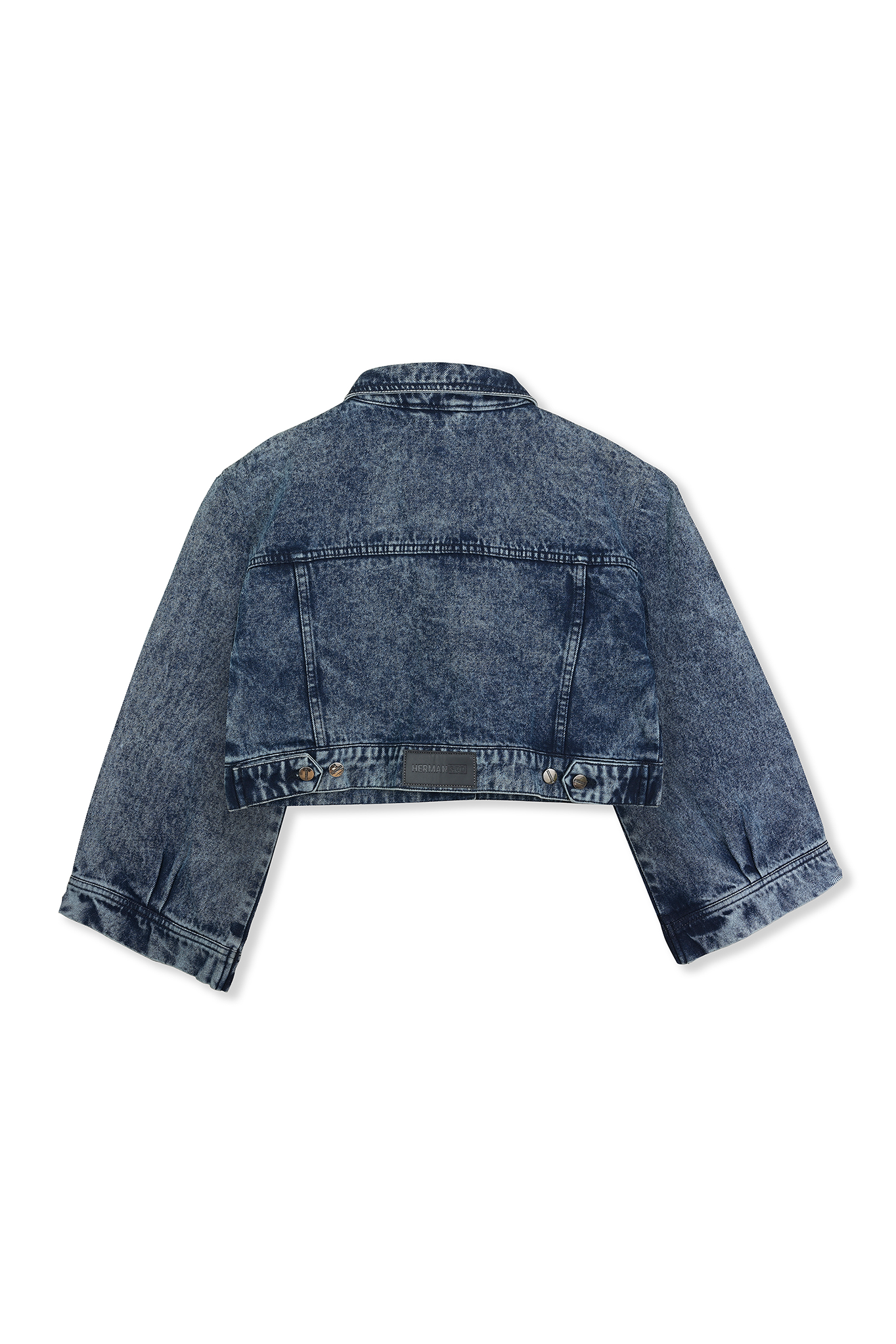 CROPPED DENIM JACKET - LIGHT BLUE
