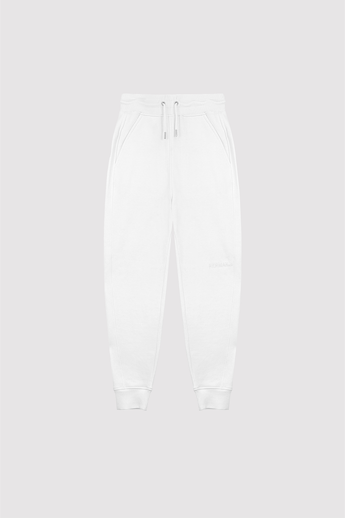 TAPERED JOGGERS - WHITE