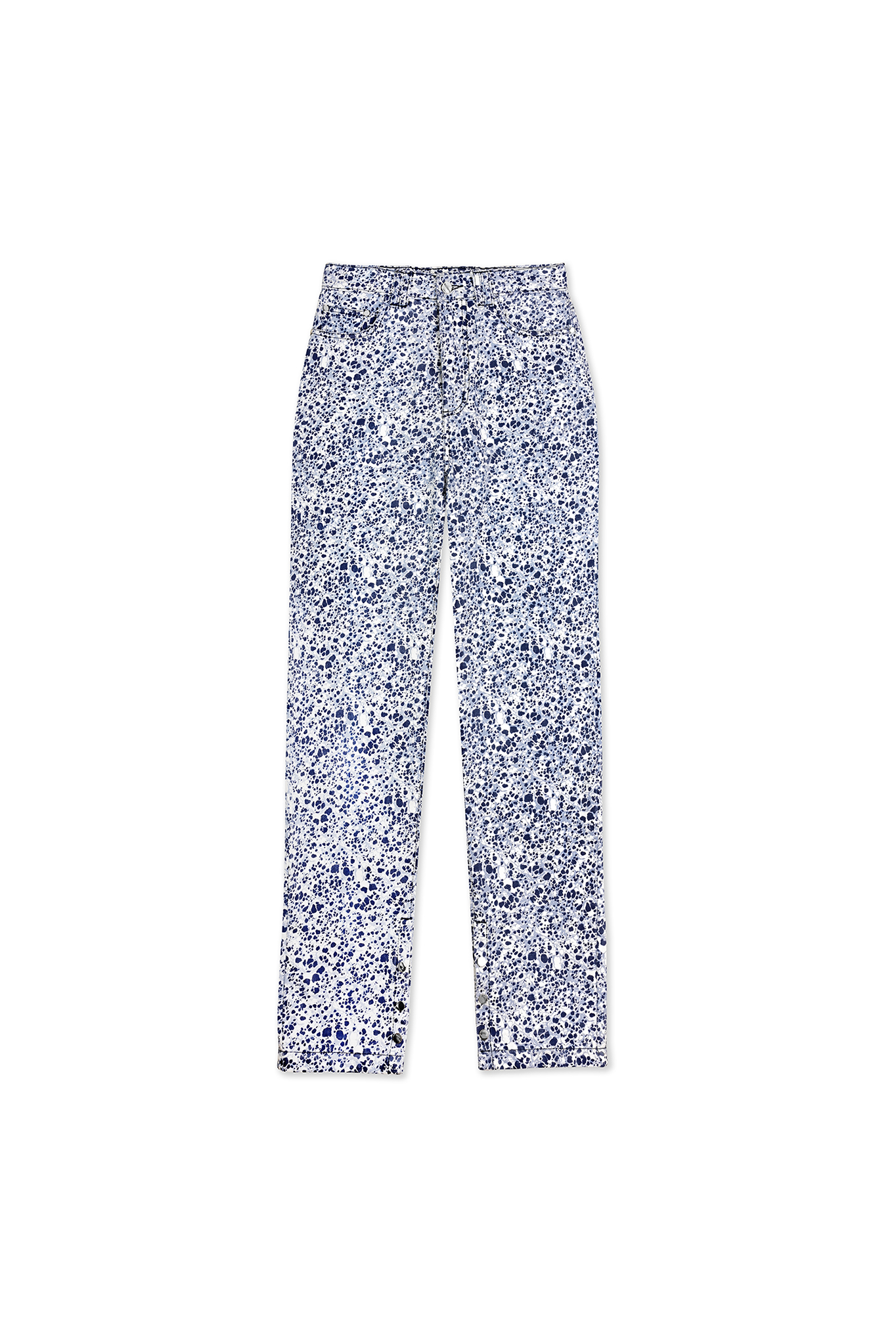 STRAIGHT LEG JEANS - BLUE