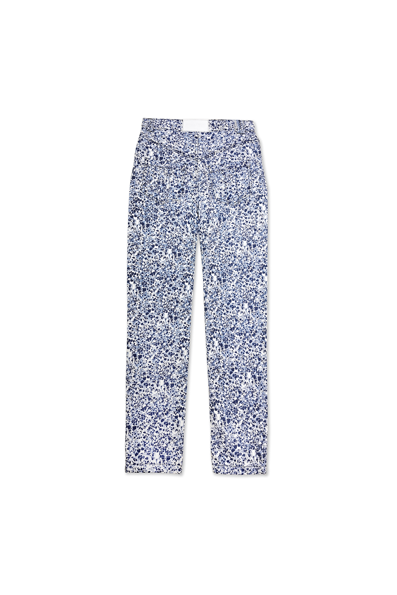 STRAIGHT LEG JEANS - BLUE