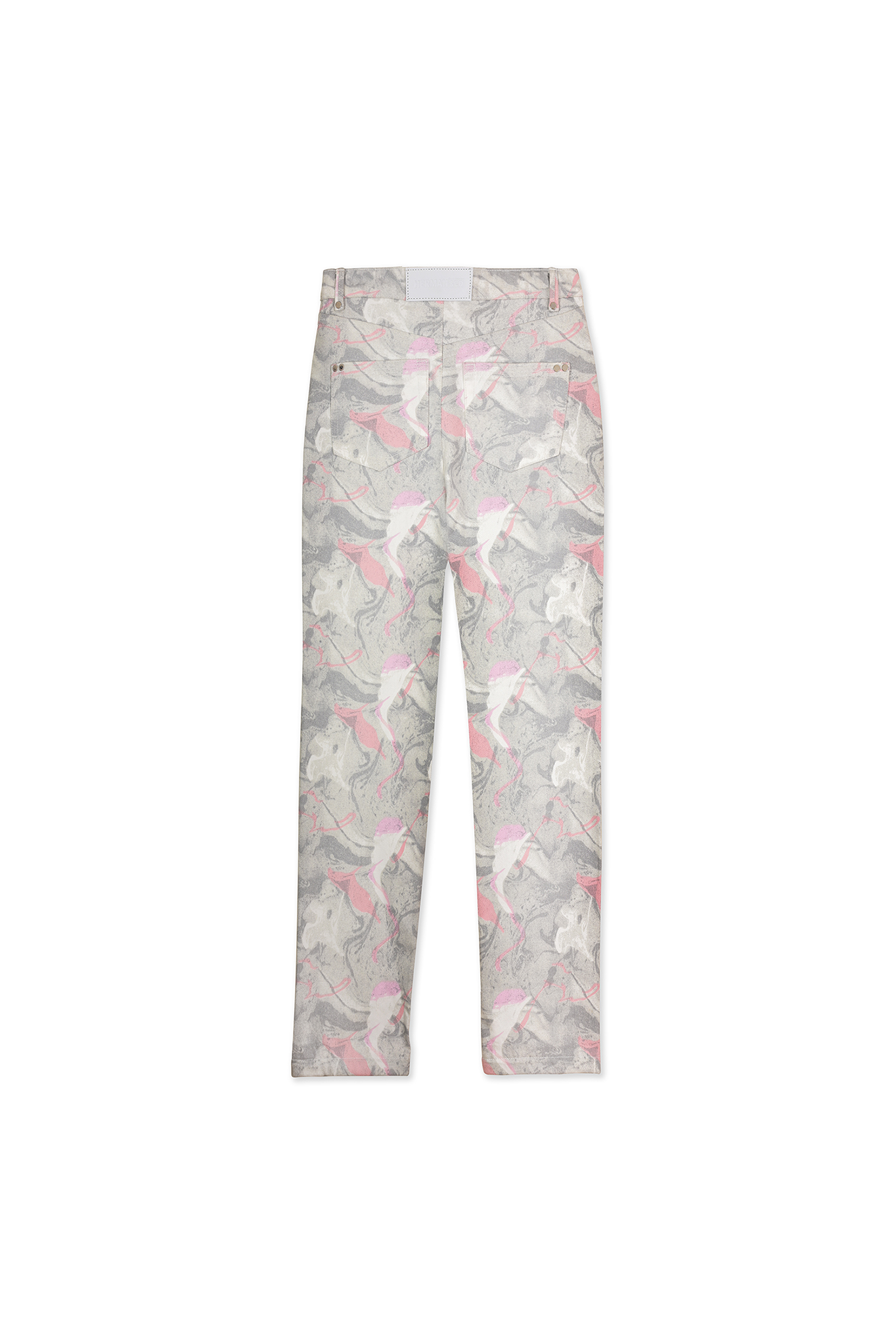 STRAIGHT LEG JEANS - LIGHT GREY