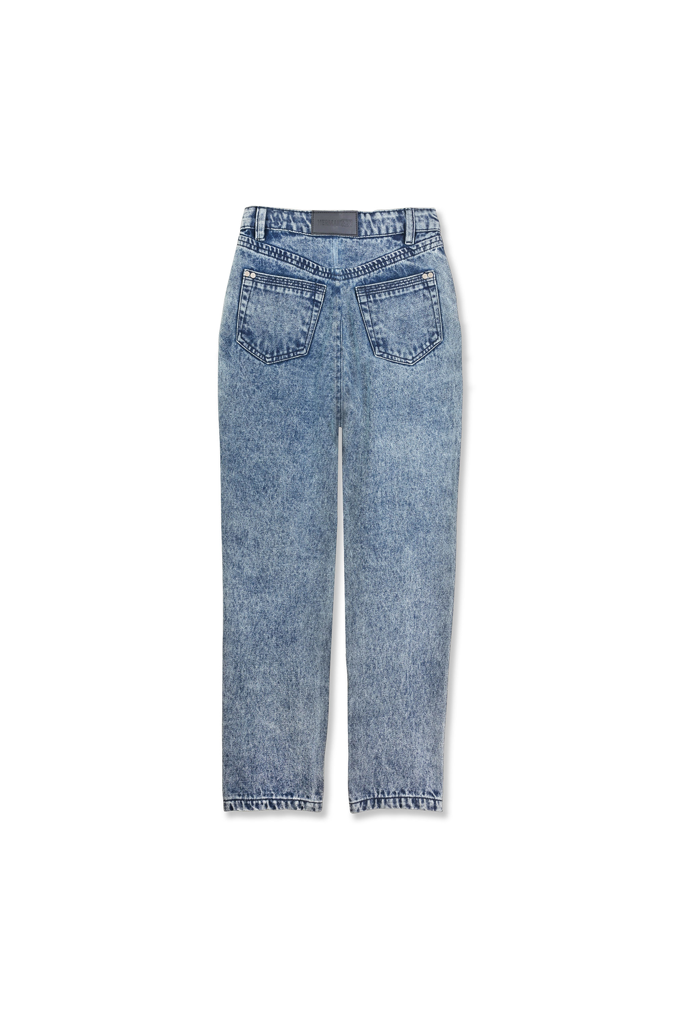 STRAIGHT LEG JEANS - BLUE