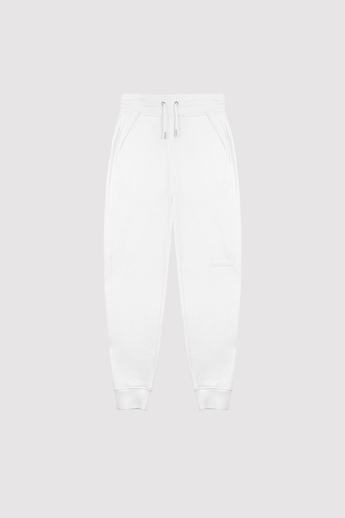 TAPERED JOGGERS - WHITE