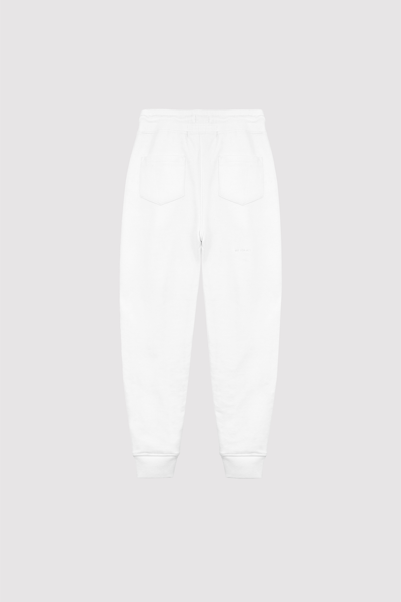 TAPERED JOGGERS - WHITE