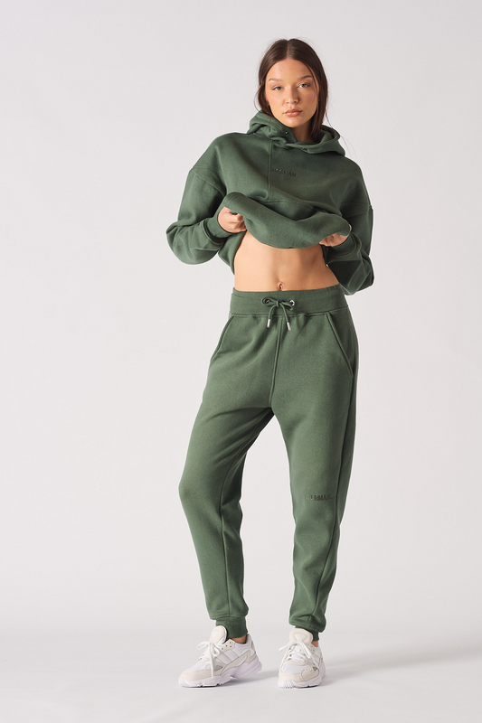 TAPERED JOGGERS - DARK GREEN