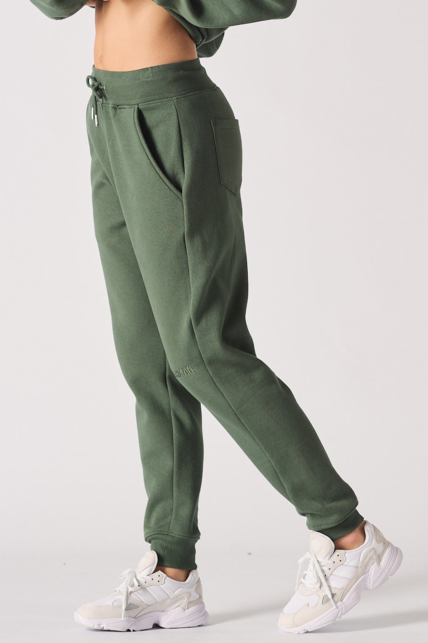 TAPERED JOGGERS - DARK GREEN