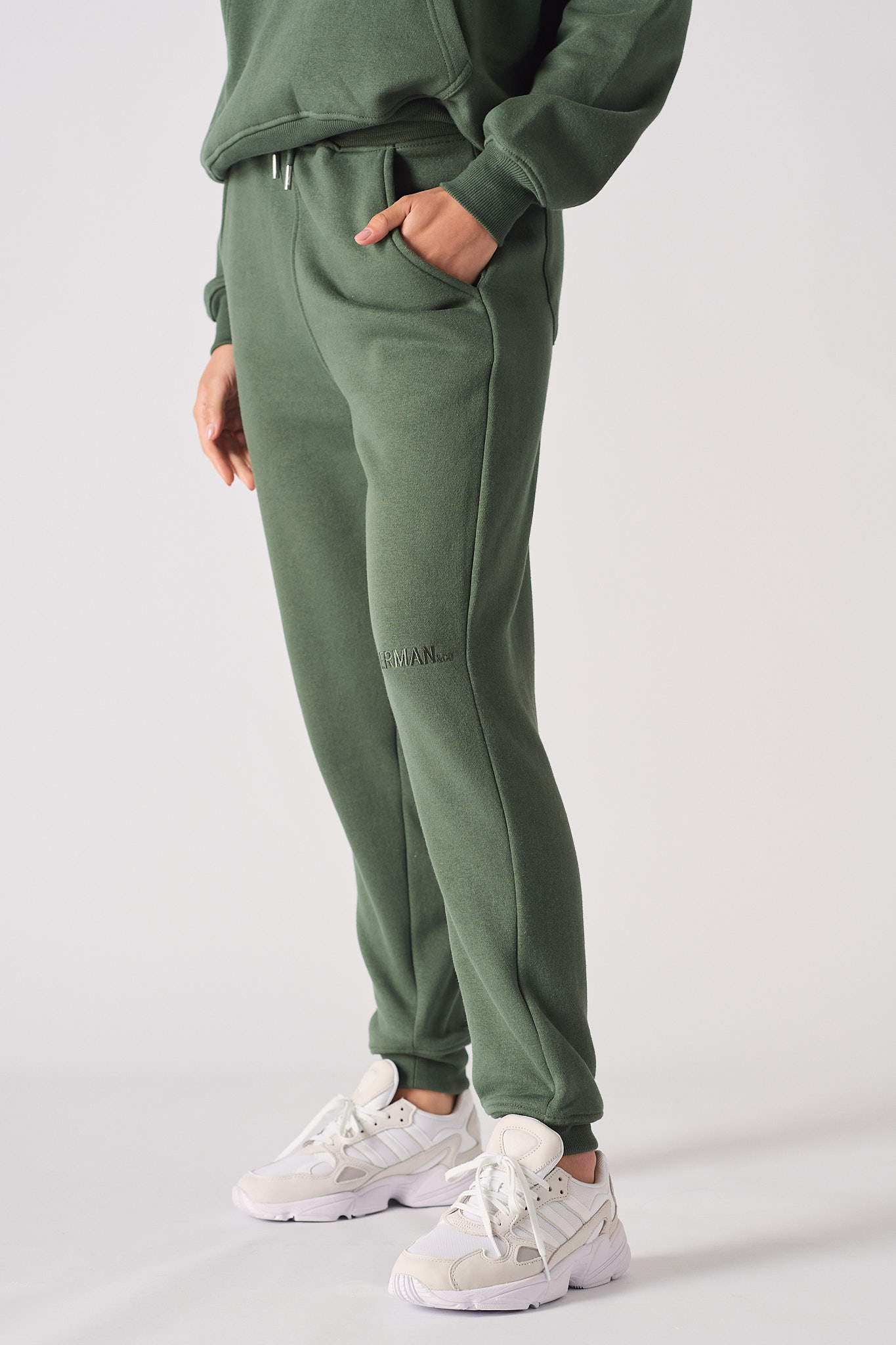 TAPERED JOGGERS - DARK GREEN