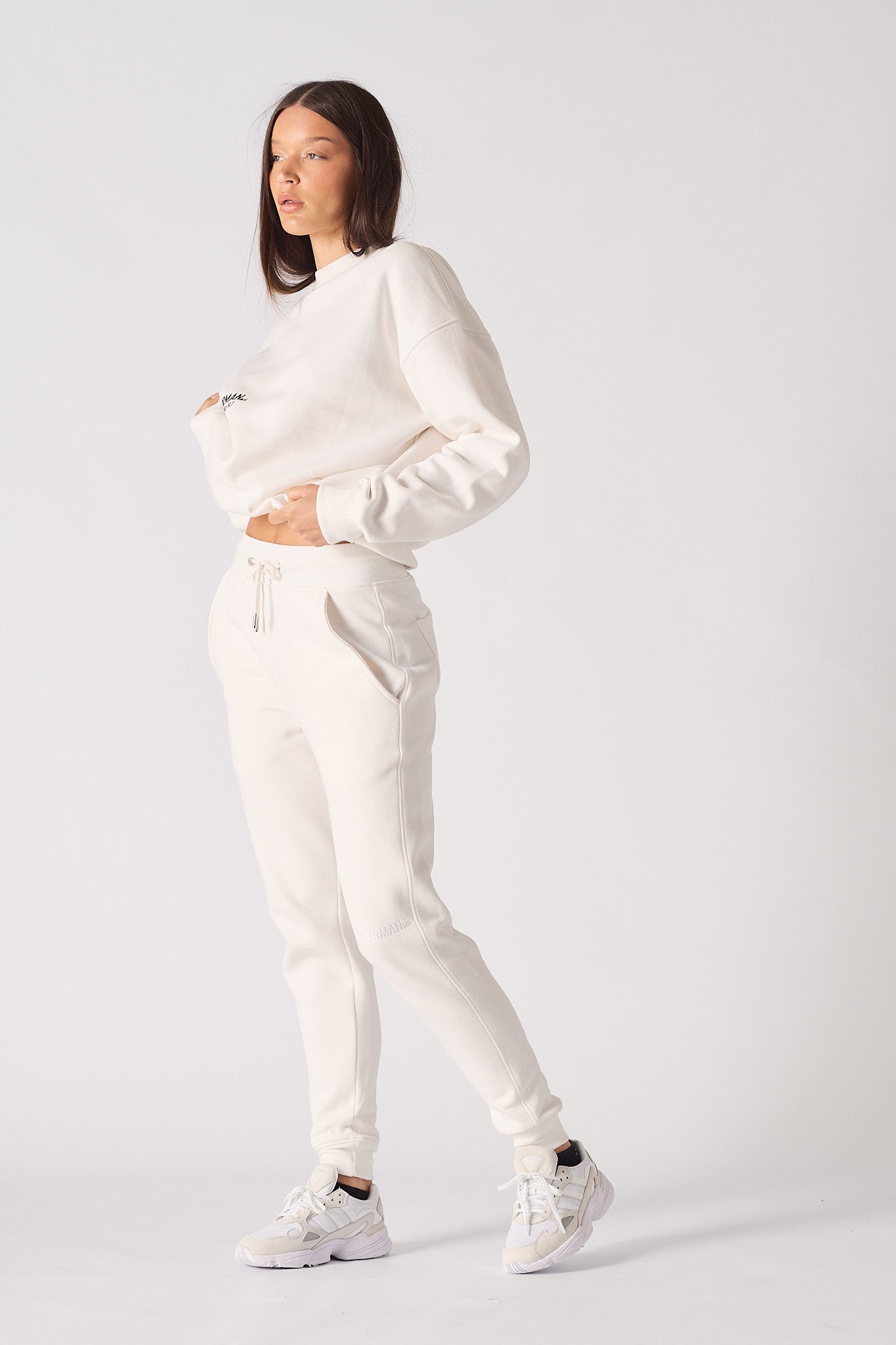 TAPERED JOGGERS - WHITE