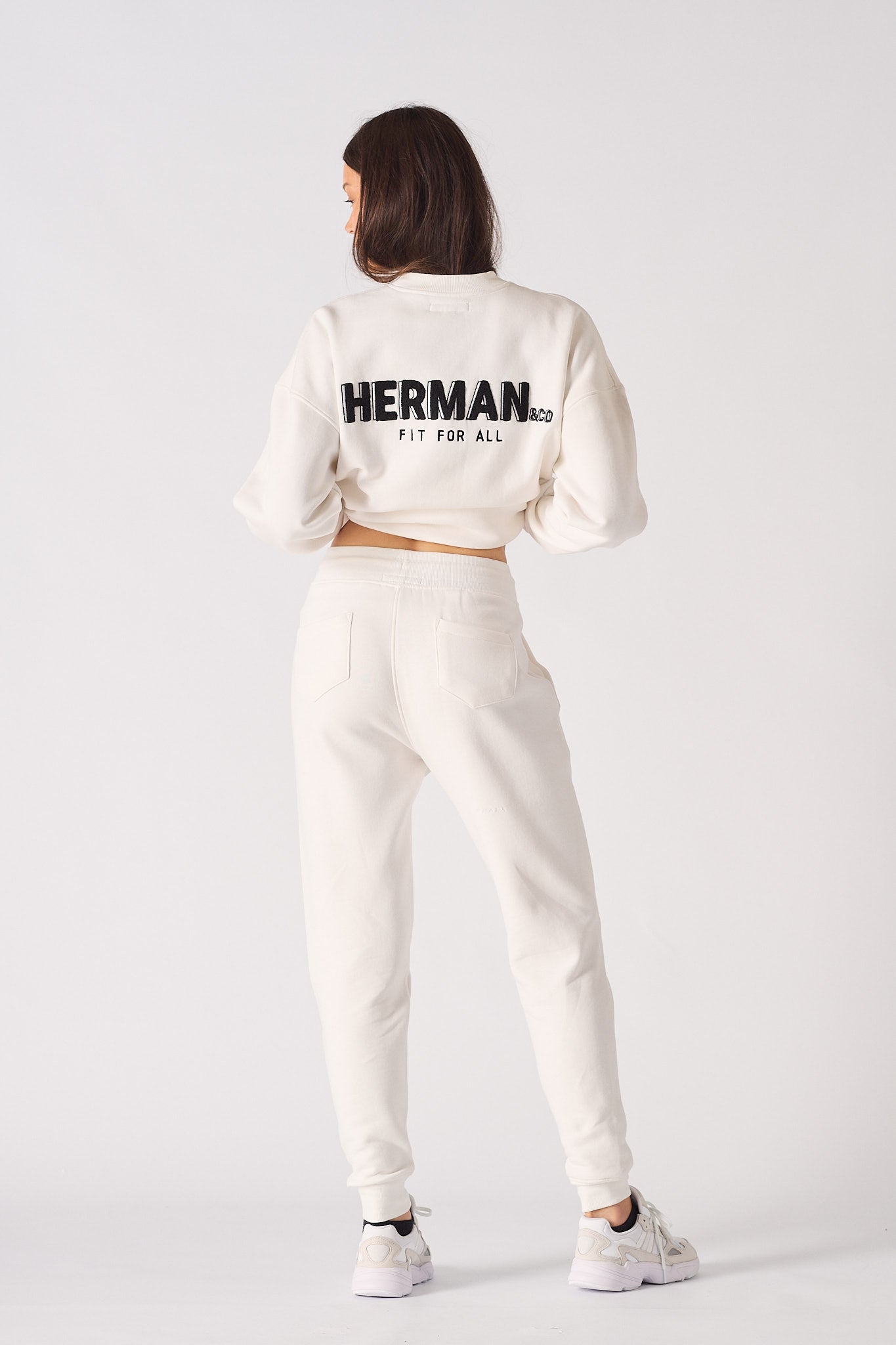 TAPERED JOGGERS - WHITE