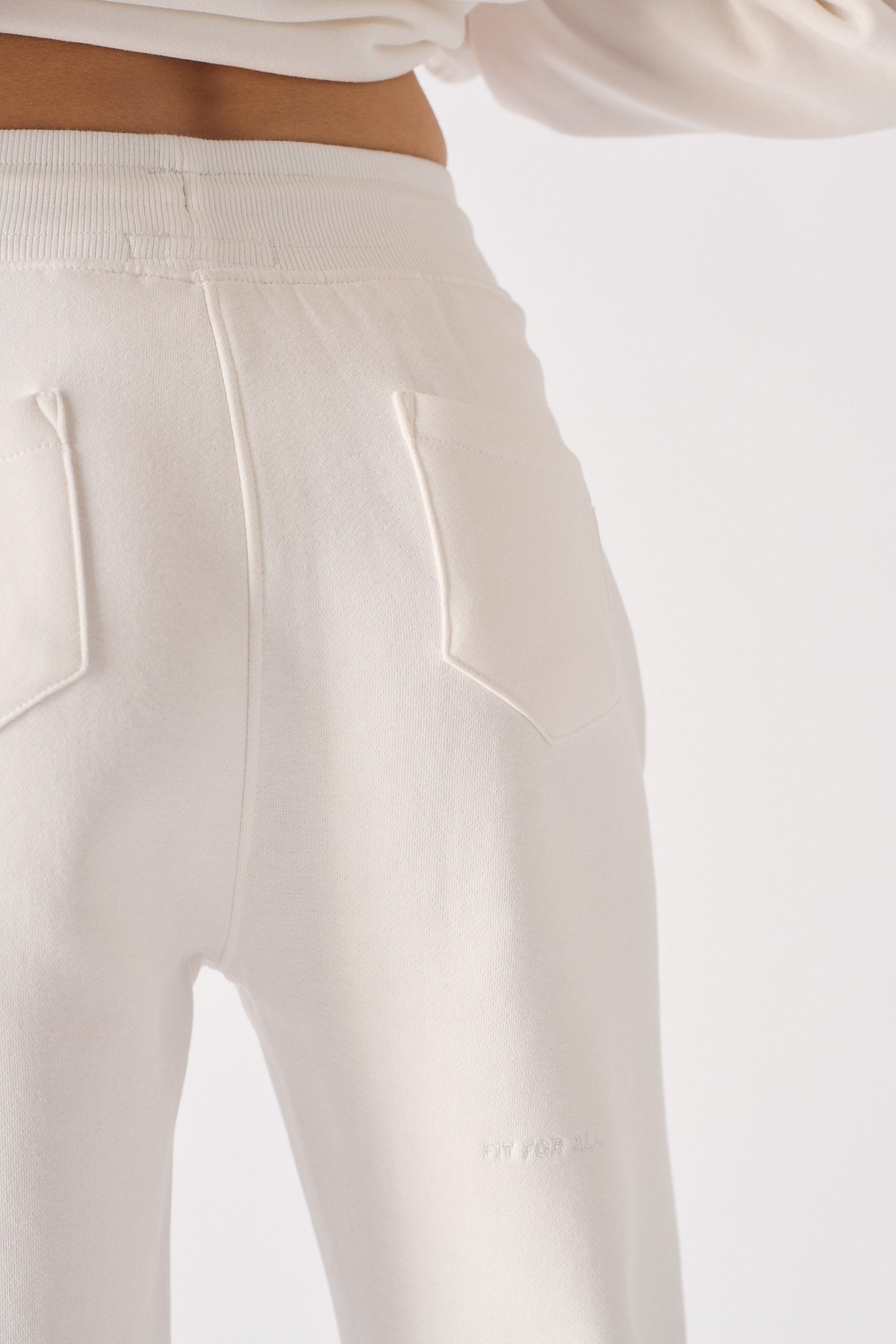 TAPERED JOGGERS - WHITE