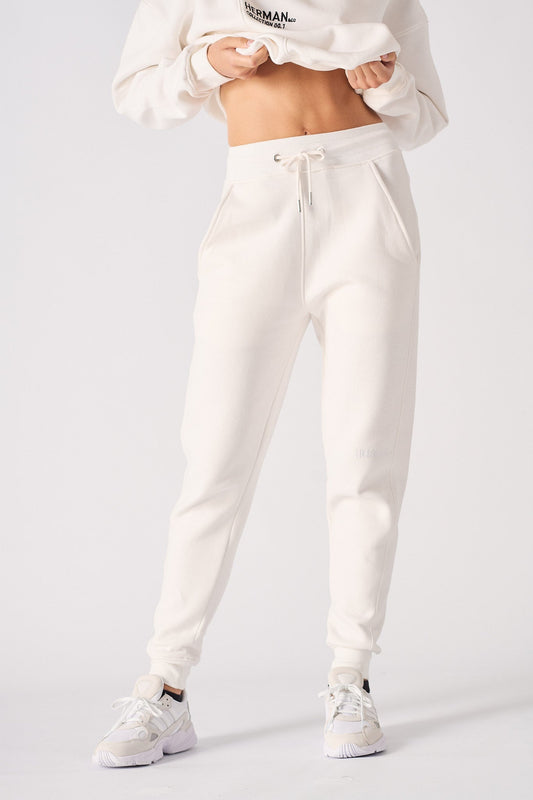 TAPERED JOGGERS - WHITE
