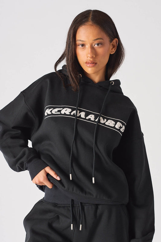 HERMAN PULLOVER HOODIE - BLACK