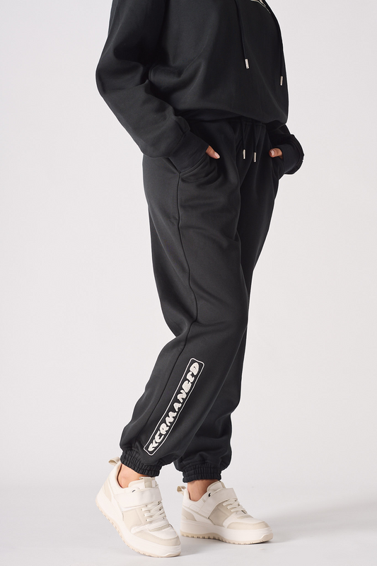 HERMAN TAPERED SWEAT JOGGER - BLACK