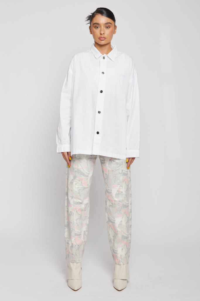 OVERSIZED SHIRT - WHITE
