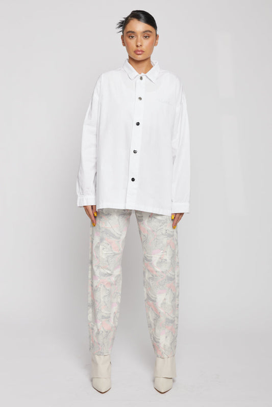 OVERSIZED SHIRT - WHITE