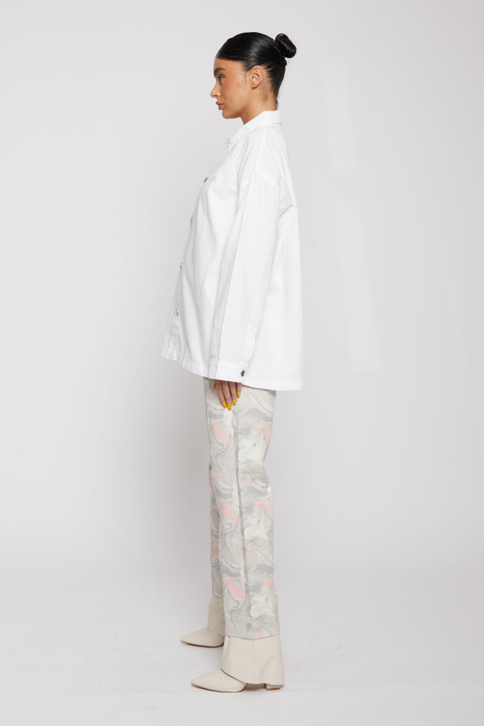 OVERSIZED SHIRT - WHITE
