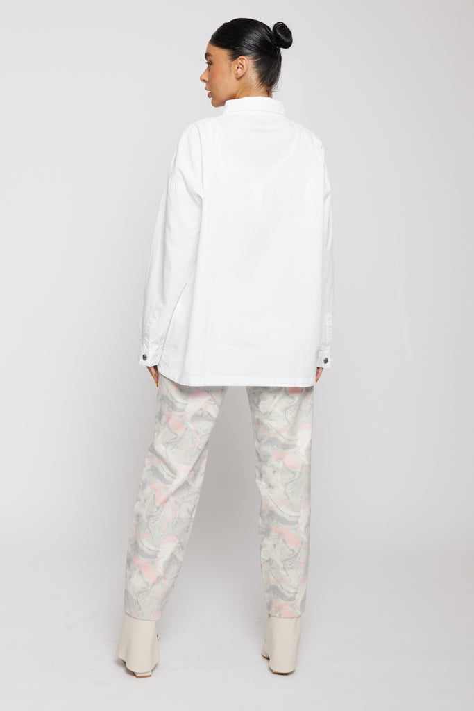 OVERSIZED SHIRT - WHITE