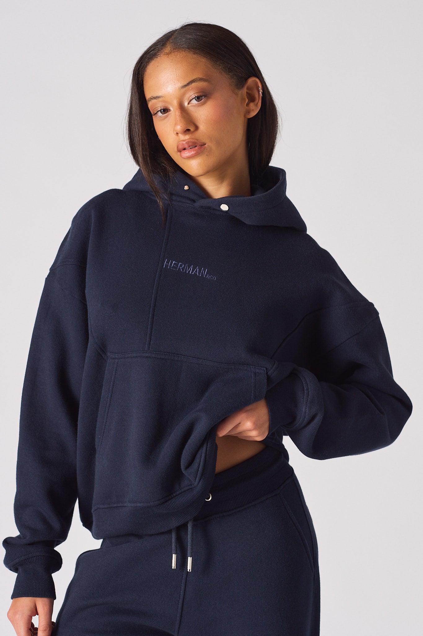 PULLOVER HOODIE - DARK NAVY