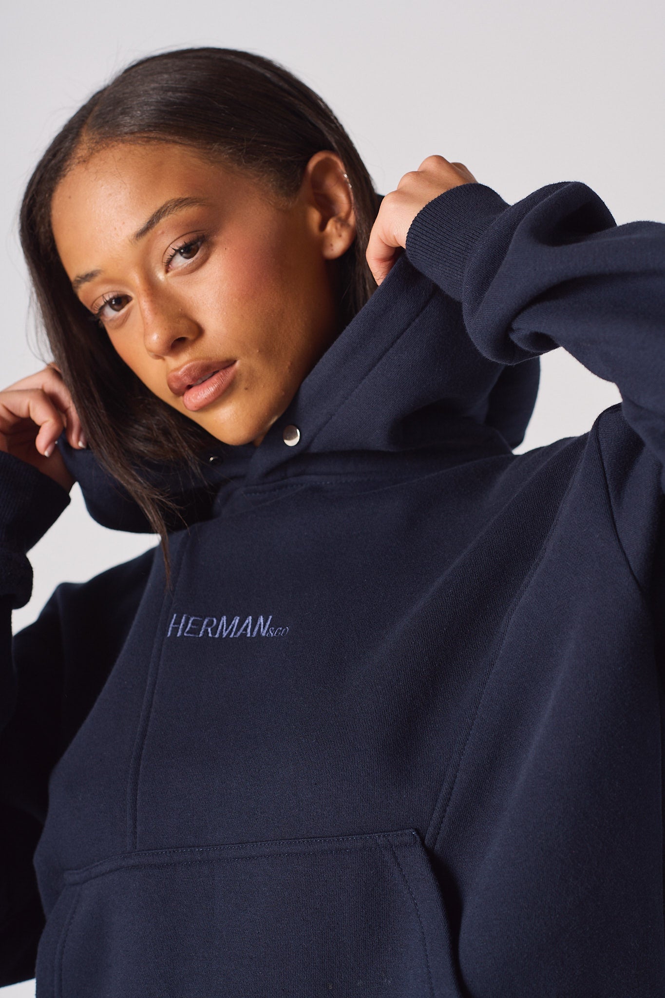PULLOVER HOODIE - DARK NAVY
