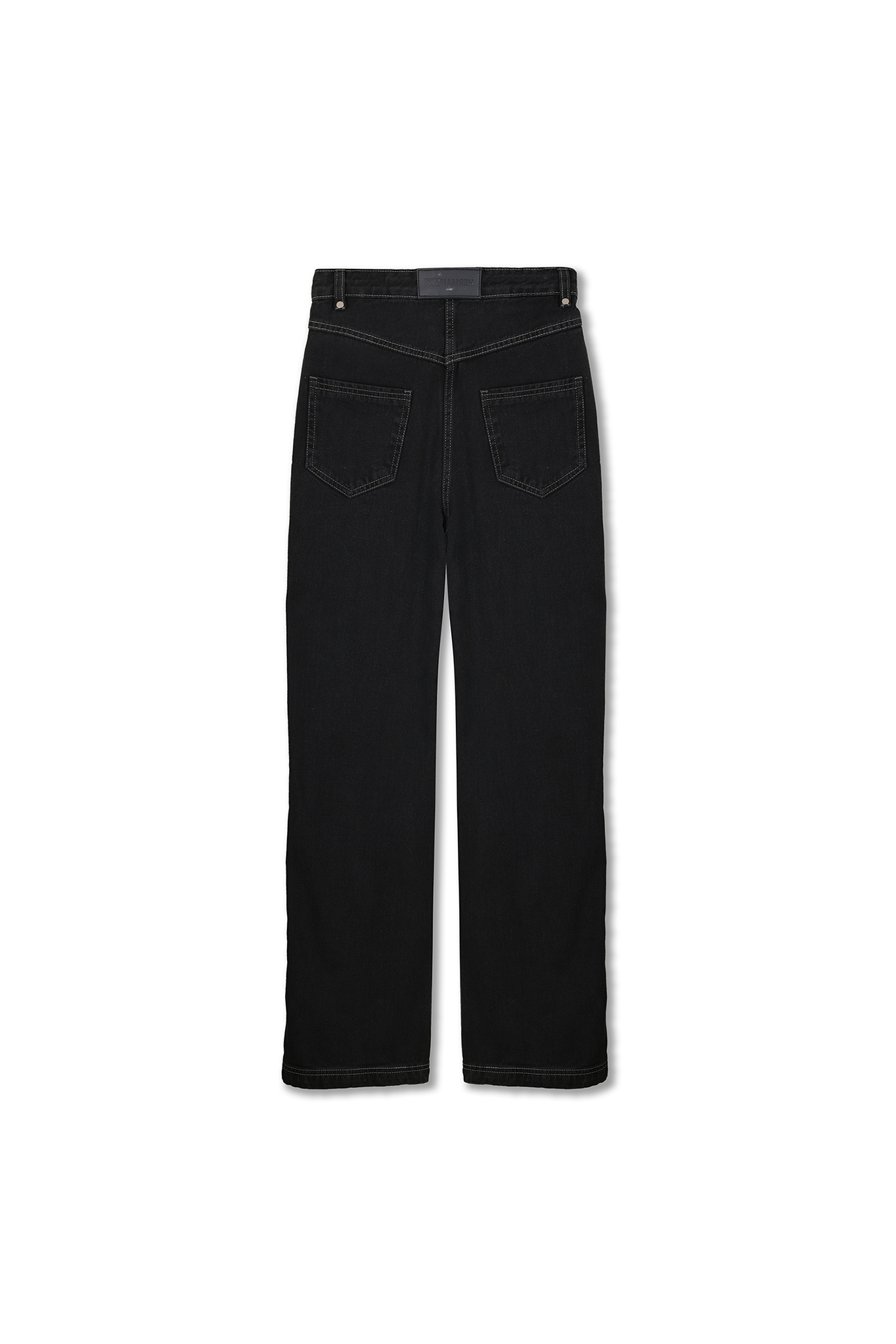 STRAIGHT LEG JEANS - BLACK