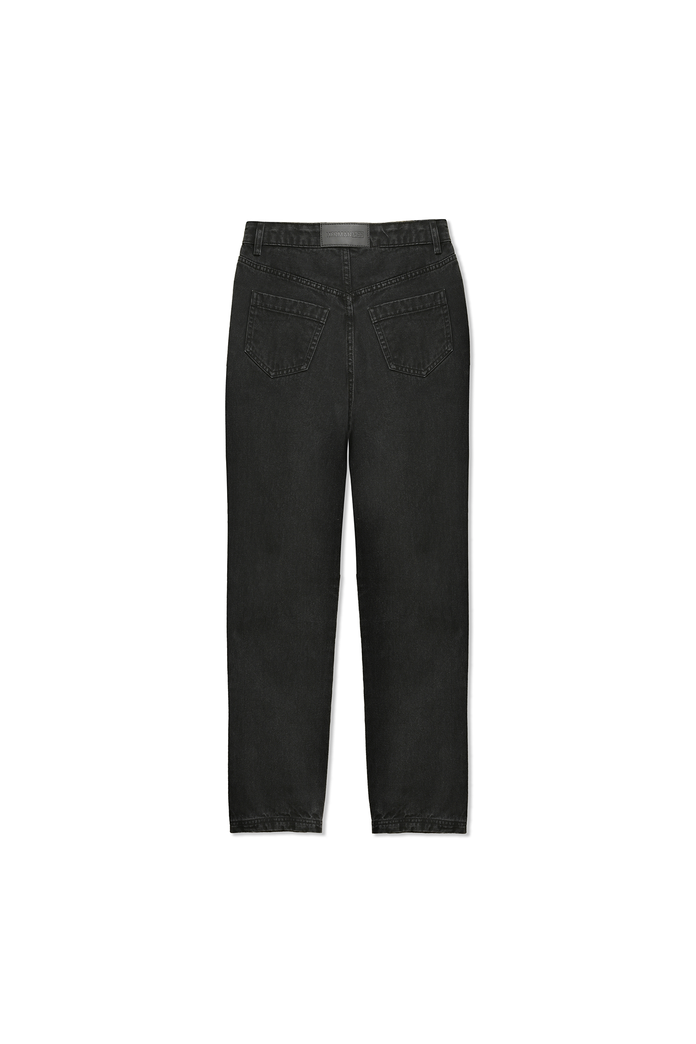 STRAIGHT LEG JEANS - BLACK