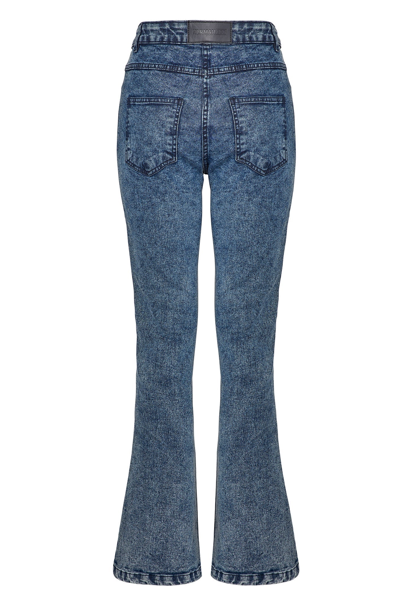 HIGH WAISTED FLARE JEANS - LIGHT BLUE