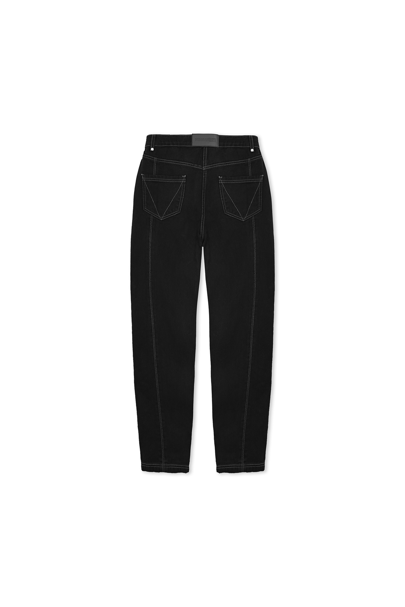 STRAIGHT LEG JEANS - BLACK