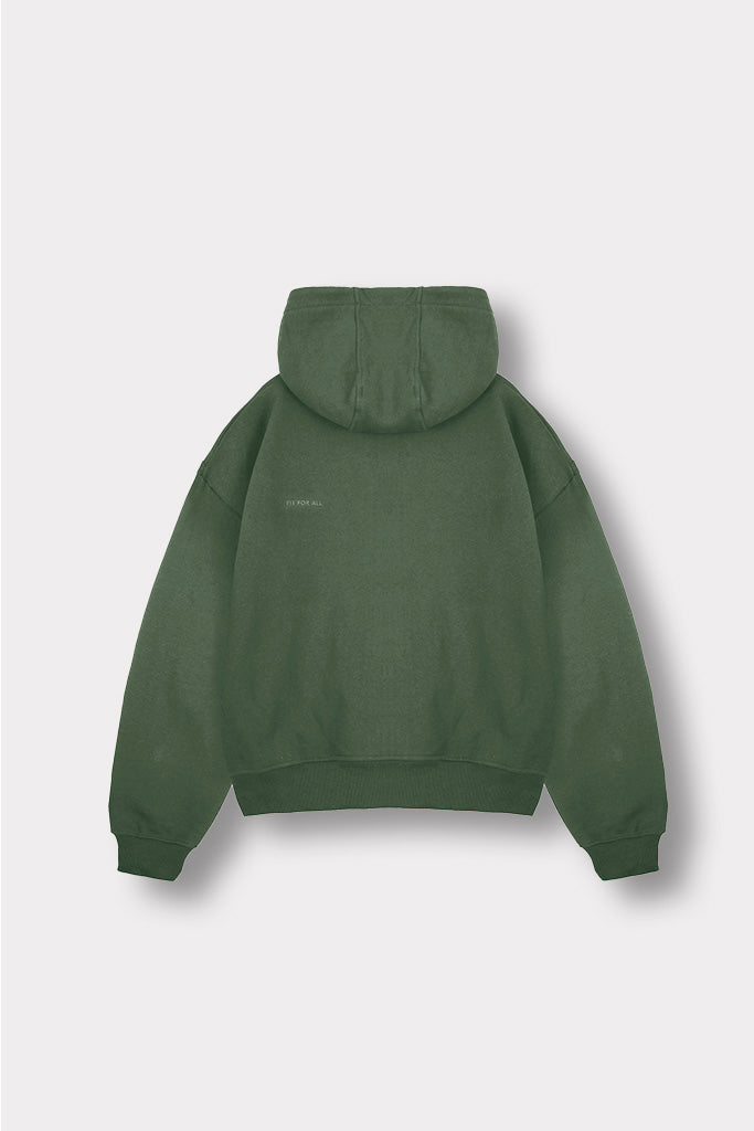 PULLOVER HOODIE - DARK GREEN